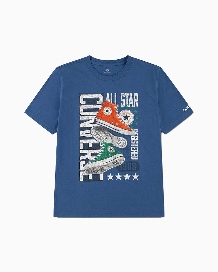 Polera Manga Corta Varsity Double Niños 