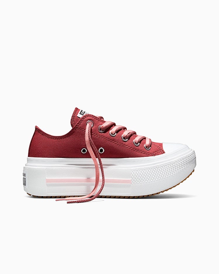 Chuck Taylor All Star Lift Double Stack Color + Double Lace
